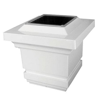 Lighteme Solar Cap Light - Solar Lamp Post Lights - White
