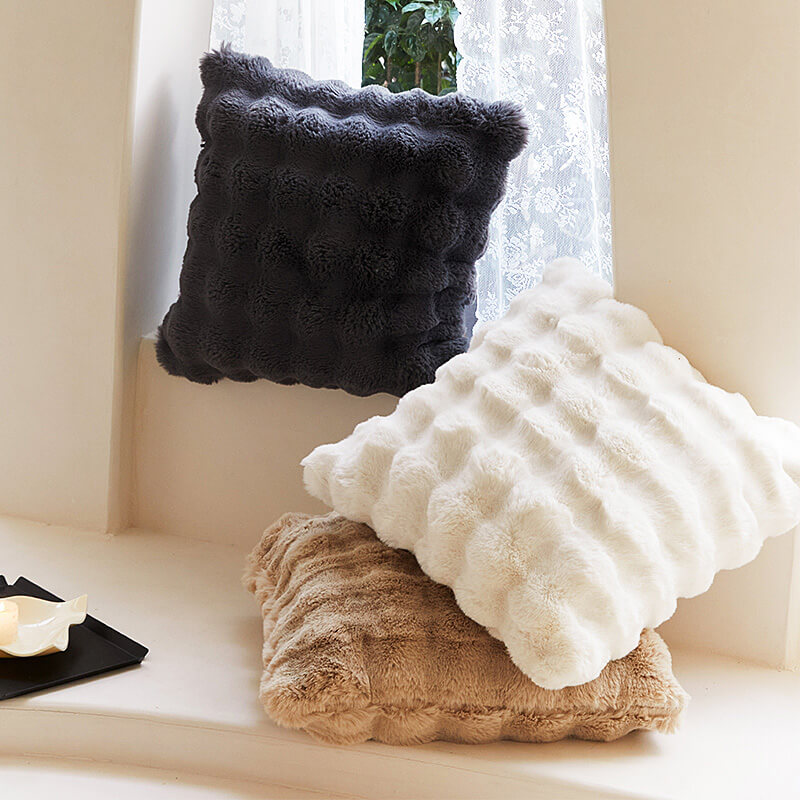Lighteme Cloud Plush Throw Pillow Cover