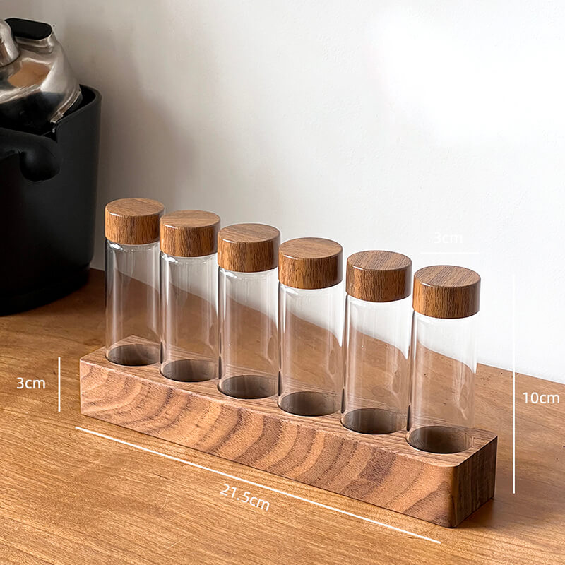 Tube à essai en verre pour grains de café Lighteme