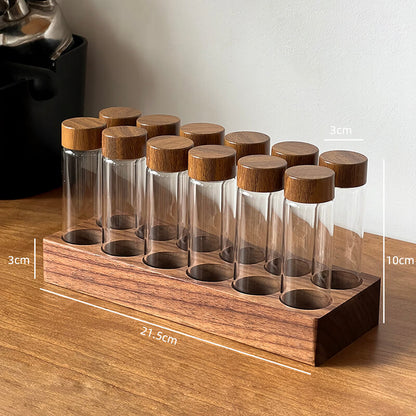 Tube à essai en verre pour grains de café Lighteme