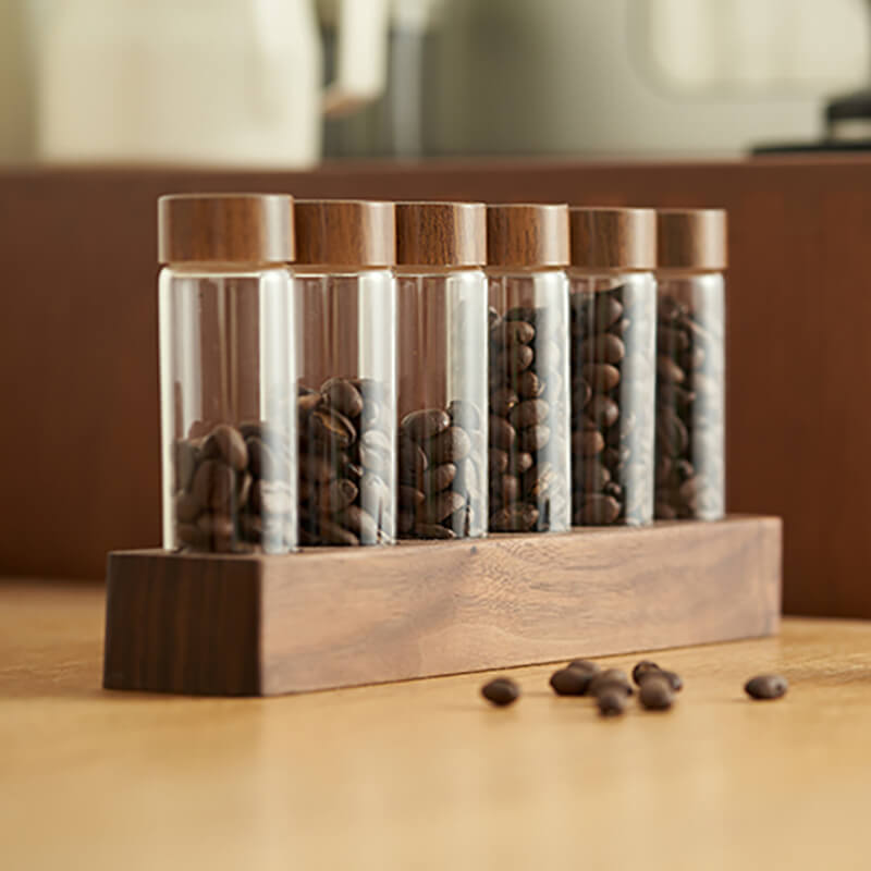 Tube à essai en verre pour grains de café Lighteme