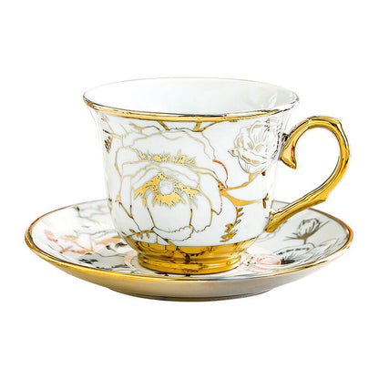 Lighteme Coffee Cup Gold Edge Set
