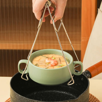 Lighteme Color Glazed Ceramic Baking Bowl With Handle