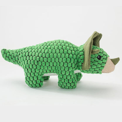 Lighteme Corduroy Triceratops Dog's Chewing Toy