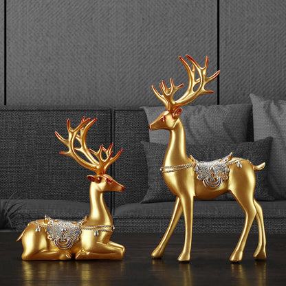 Lighteme Couple Deer Home Furnishings