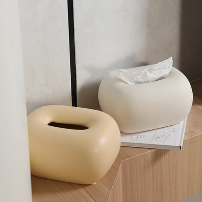 Lighteme Cream Ceramic Tissue Box