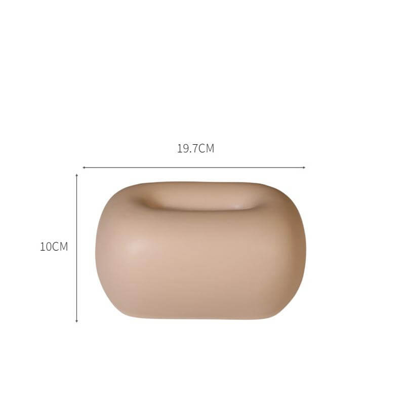 Lighteme Cream Ceramic Tissue Box