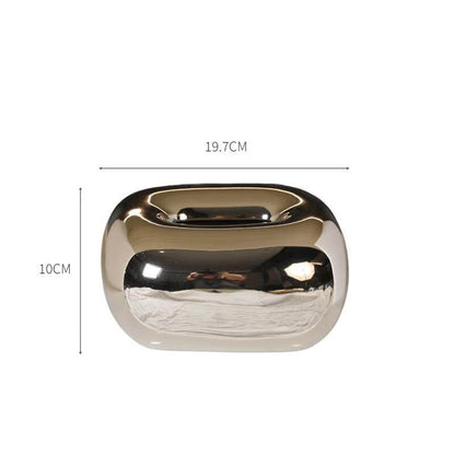 Lighteme Cream Ceramic Tissue Box