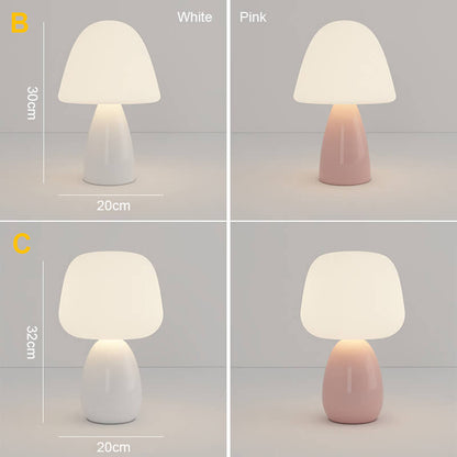 Lighteme Cream Mushroom Table Lamp