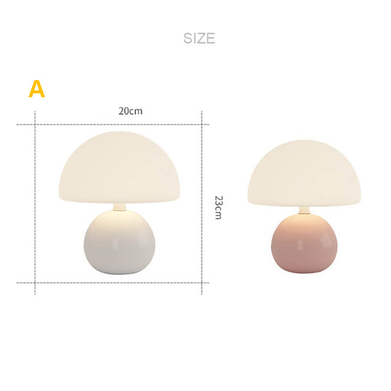 Lighteme Cream Mushroom Table Lamp