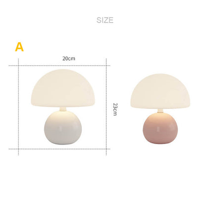 Lighteme Cream Mushroom Table Lamp