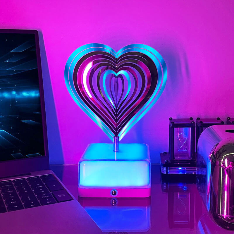 Lighteme Kreatives 3D-Drehornament für Schlafzimmerdekoration
