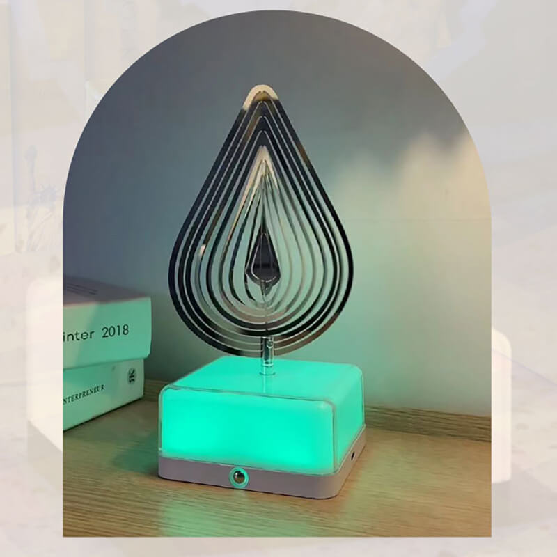 Lighteme Kreatives 3D-Drehornament für Schlafzimmerdekoration