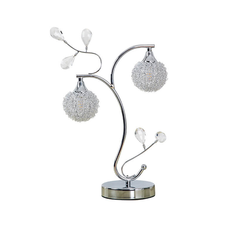 Lampe de table boule créative en aluminium Lighteme