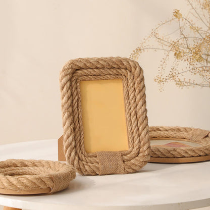 Lighteme Creative Hemp Rope Photo Frame