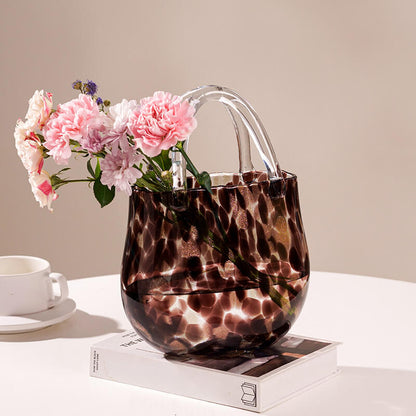 Lighteme Creative Leopard Glass Vase