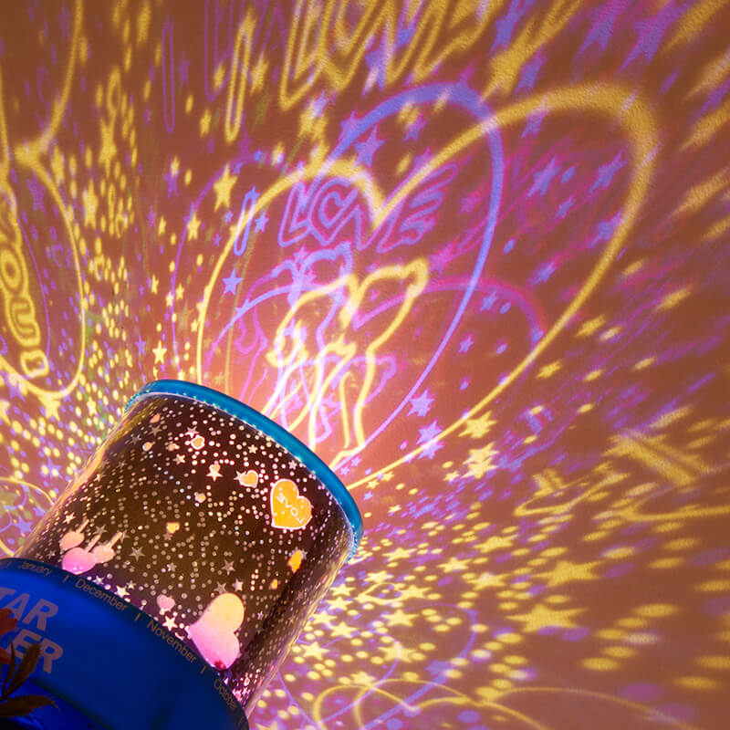 Lampe de projection de ciel étoilé rotative créative Lighteme