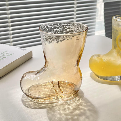 Tasse en verre créative en forme de chaussure Lighteme