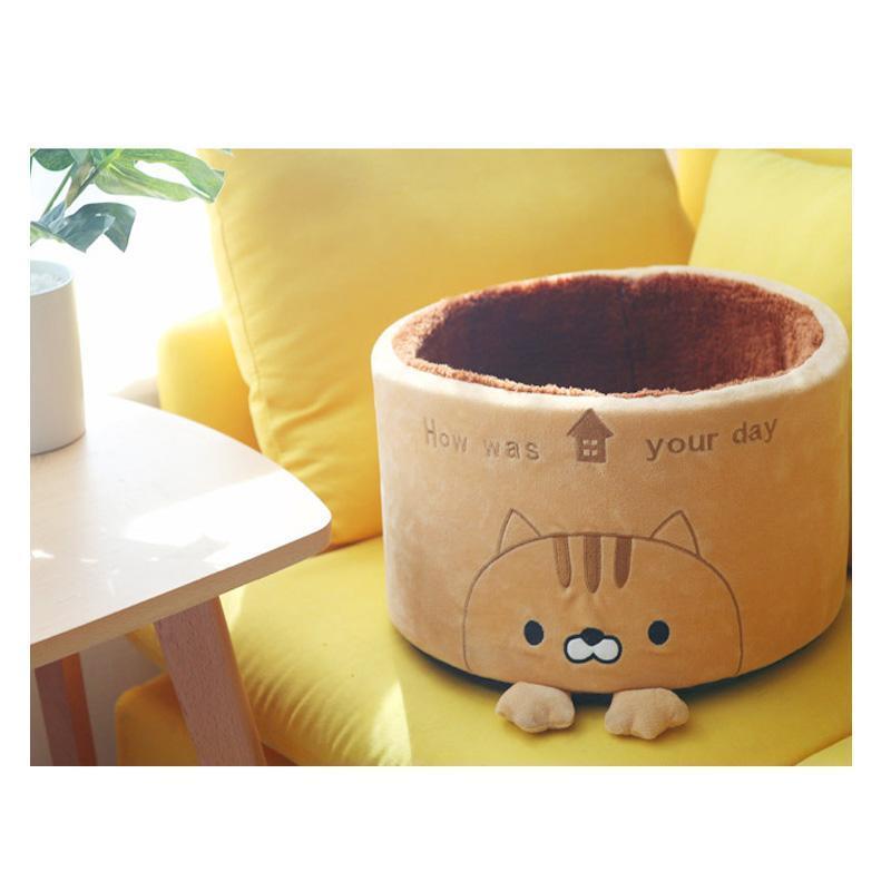 Lighteme Creative Lovely Cat Cylindrical Nest