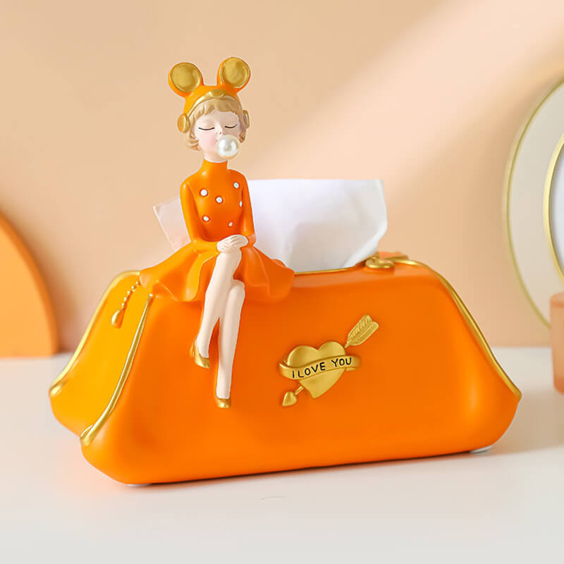Lighteme Elegant Bubble Girl Tissue Box