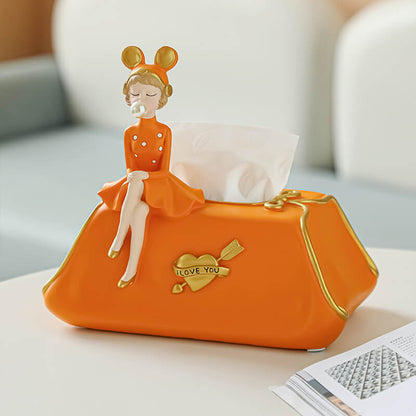 Lighteme Elegant Bubble Girl Tissue Box