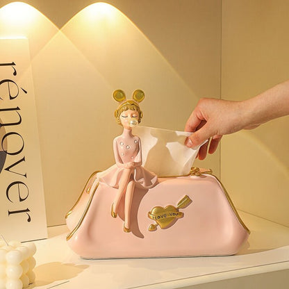 Lighteme Elegant Bubble Girl Tissue Box