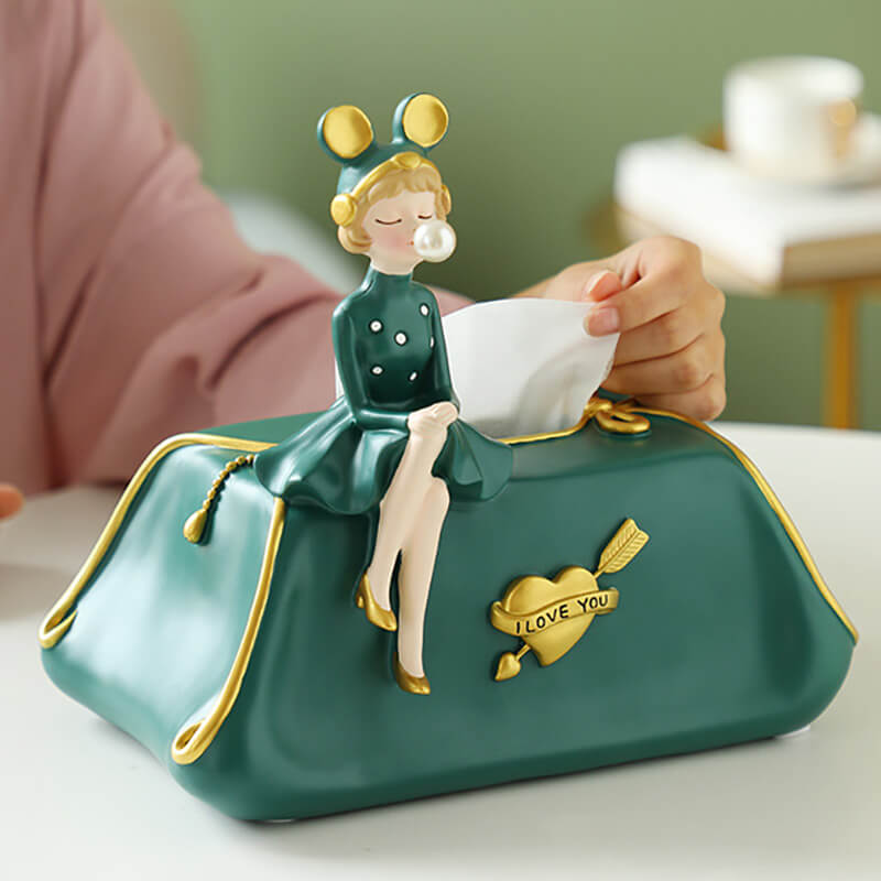 Lighteme Elegant Bubble Girl Tissue Box