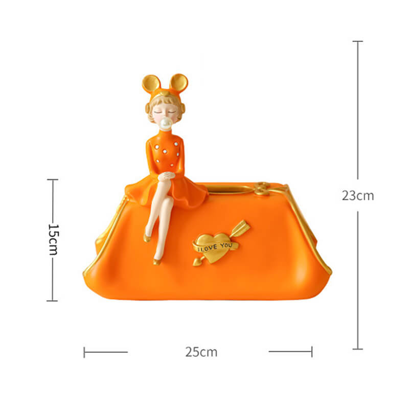 Lighteme Elegant Bubble Girl Tissue Box