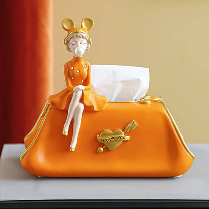 Lighteme Elegant Bubble Girl Tissue Box