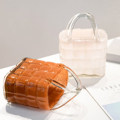 Lighteme Creative Handbag Glass Vase