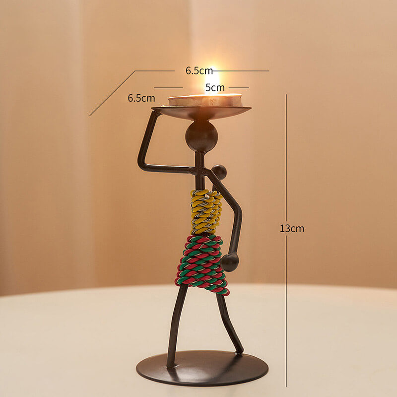 Lighteme Creative Iron Candle Holder