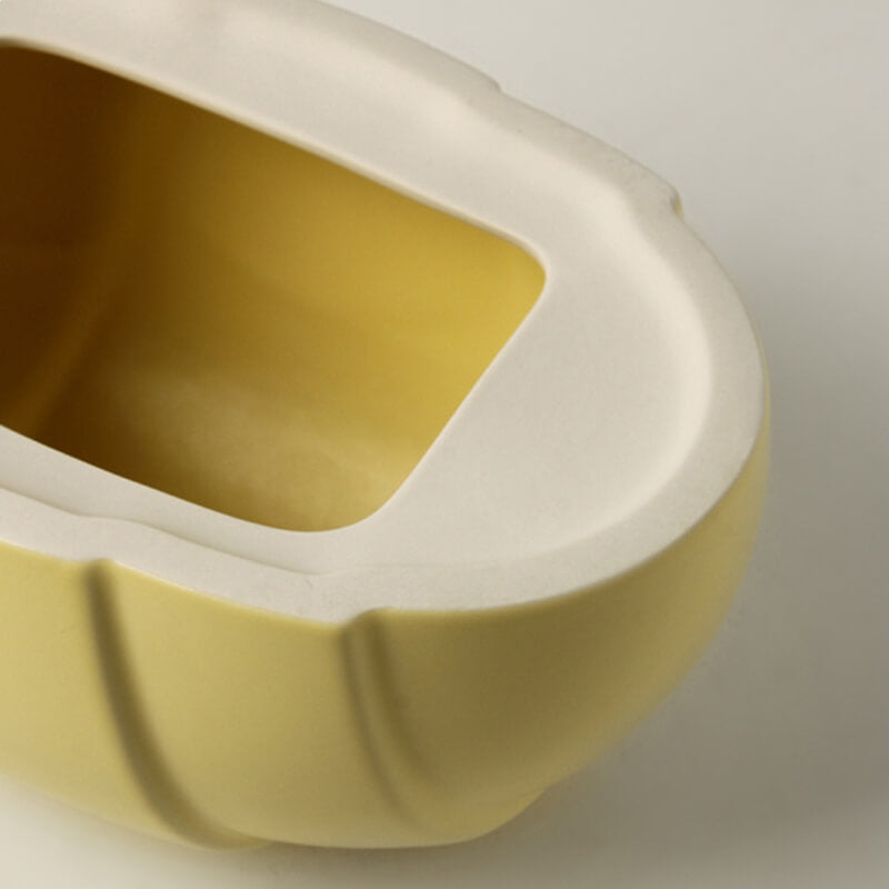 Lighteme Croissant Shaped Ceramic Tissue Storage Box
