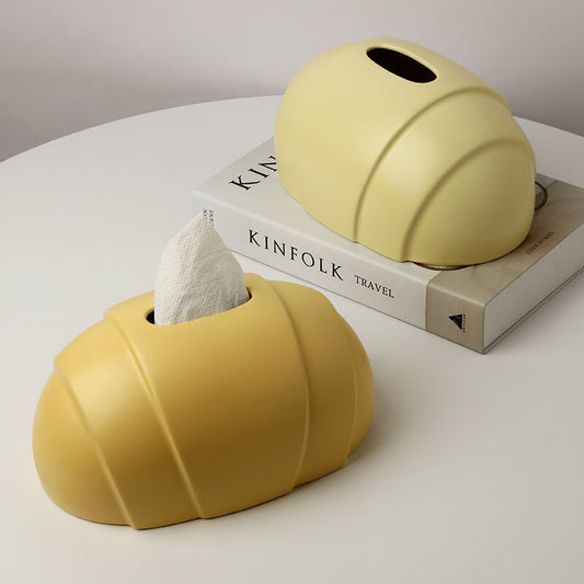 Boîte à mouchoirs en céramique en forme de croissant Lighteme