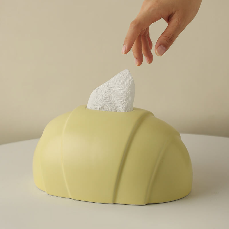 Lighteme Croissant Shaped Ceramic Tissue Storage Box