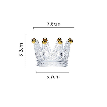 Lighteme Crown Glass Candle Holder