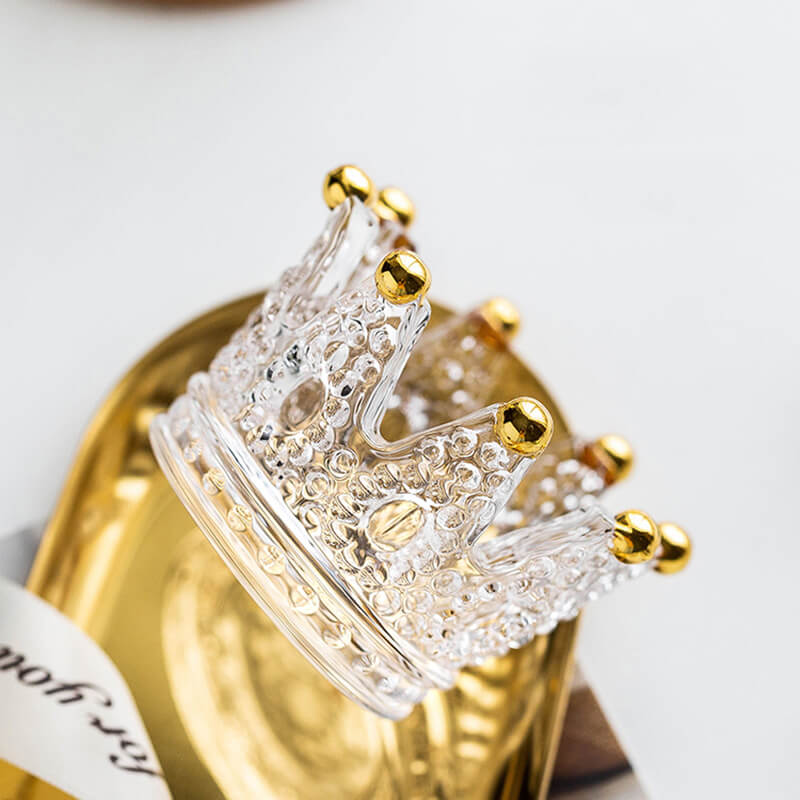 Lighteme Crown Glass Candle Holder