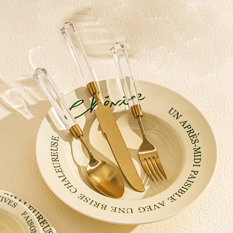 Lighteme Crystal Flatware 3Pcs Set