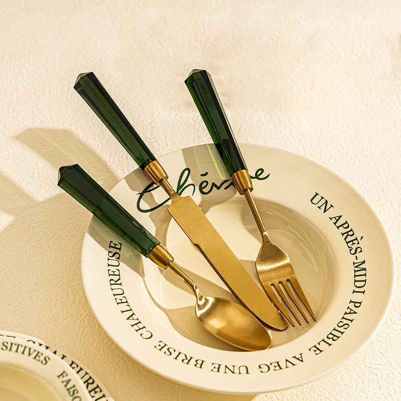 Lighteme Crystal Flatware 3Pcs Set