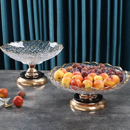 Lighteme Crystal Glass Fruit Plate