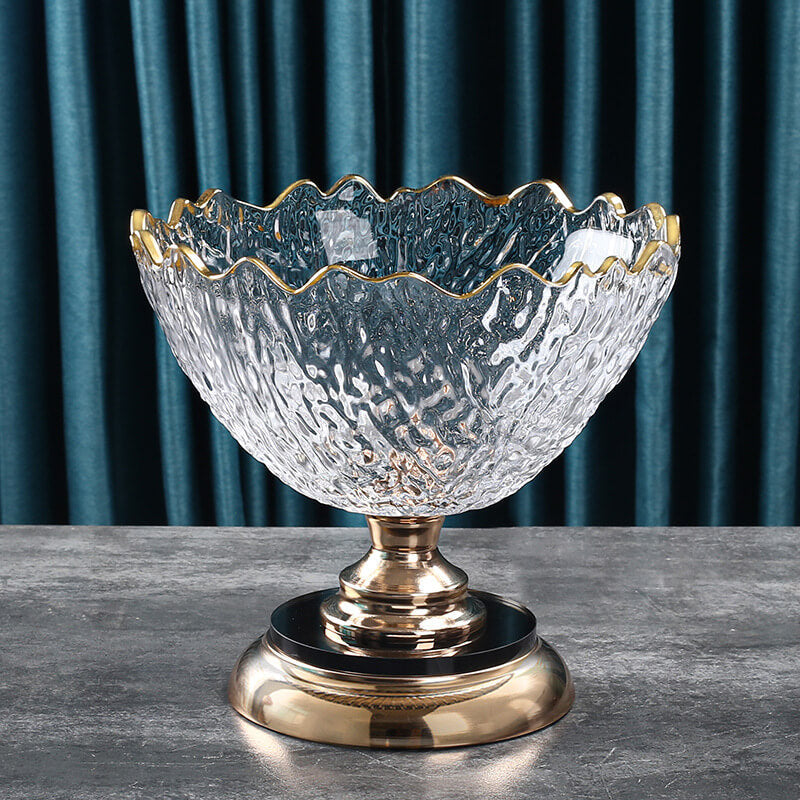 Lighteme Crystal Glass Fruit Plate