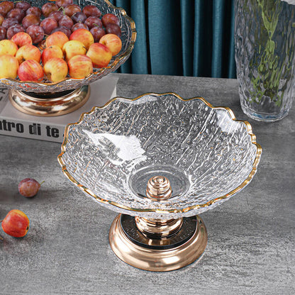 Lighteme Crystal Glass Fruit Plate