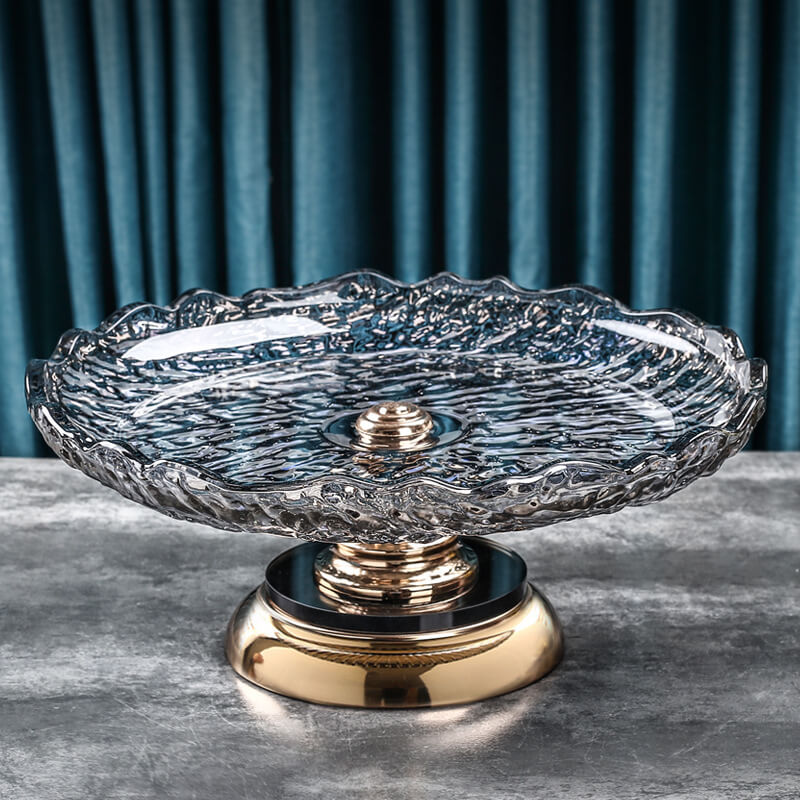 Lighteme Crystal Glass Fruit Plate