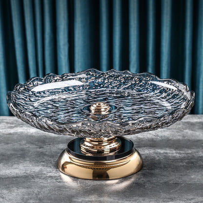 Lighteme Crystal Glass Fruit Plate