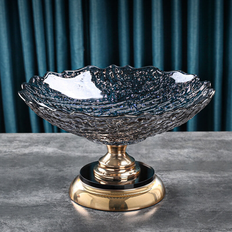 Lighteme Crystal Glass Fruit Plate