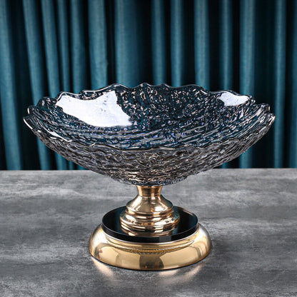 Lighteme Crystal Glass Fruit Plate
