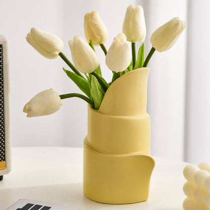 Vase en céramique bouclé Lighteme