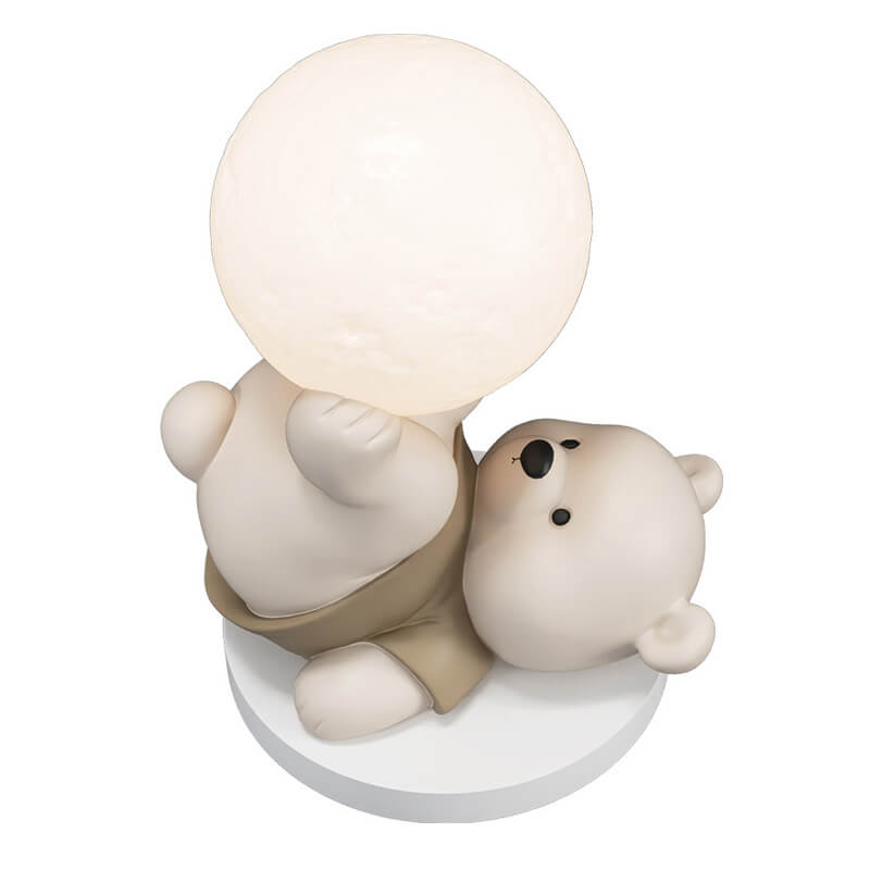 Lighteme Cute Bear Resin Night Lamp
