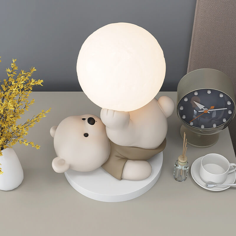 Lighteme Cute Bear Resin Night Lamp