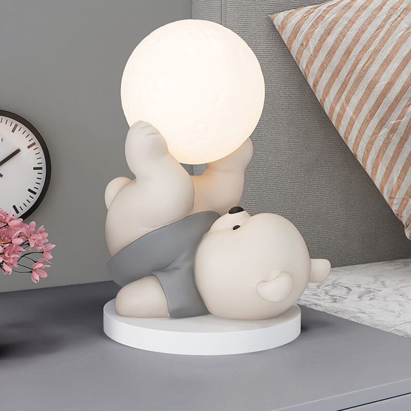 Lighteme Cute Bear Resin Night Lamp