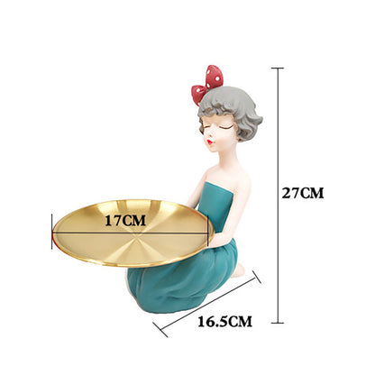 Lighteme Cute Butterfly Girl Resin Storage Decoration